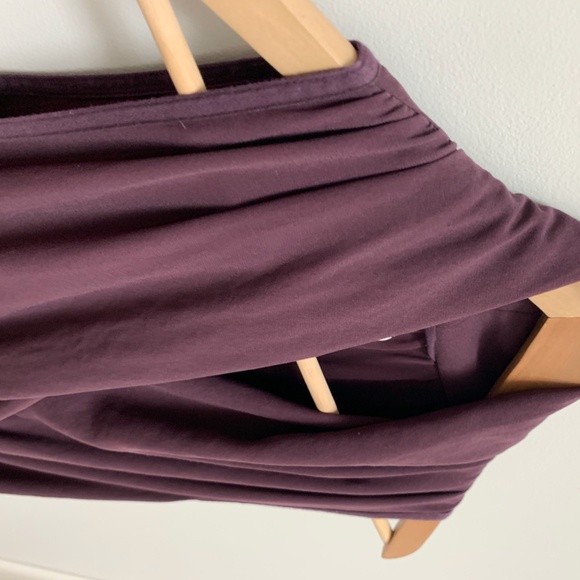 Aritzia wilfred xsmall purple wrap dress - Picture 7 of 10